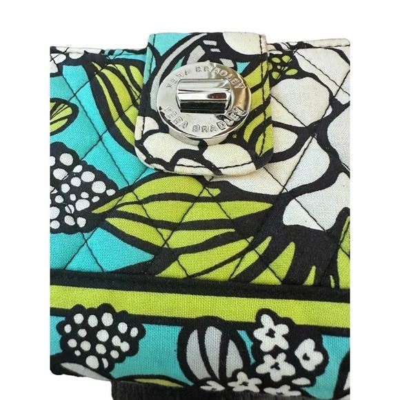 Vera Bradley Island Blooms Small Wallet Wristlet Phone Holder - Picture 2 of 6